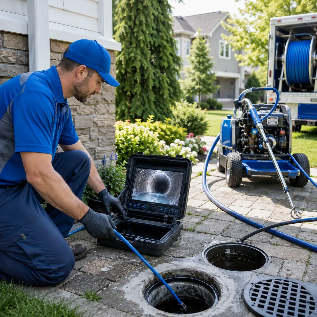 Outdoor drain cleaning professionals serving Cedar Hill, TN